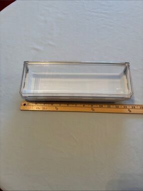 Kenmore Refrigerator Clear Acrylic Rectangular Food Storage Tray - Transparent